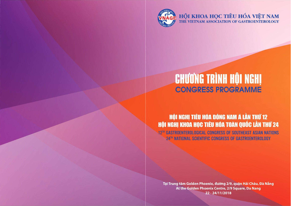 HỘI NGHỊ TIÊU HÓA ĐÔNG NAM Á LẦN THỨ 12- HỘI NGHỊ KHOA HỌC TIÊU HÓA TOÀN QUỐC LẦN THỨ 24